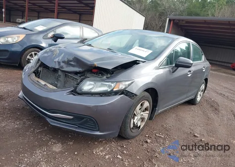 2015 Honda Civic Lx из США, поврежденный, VIN 19XFB2F5XFE056384